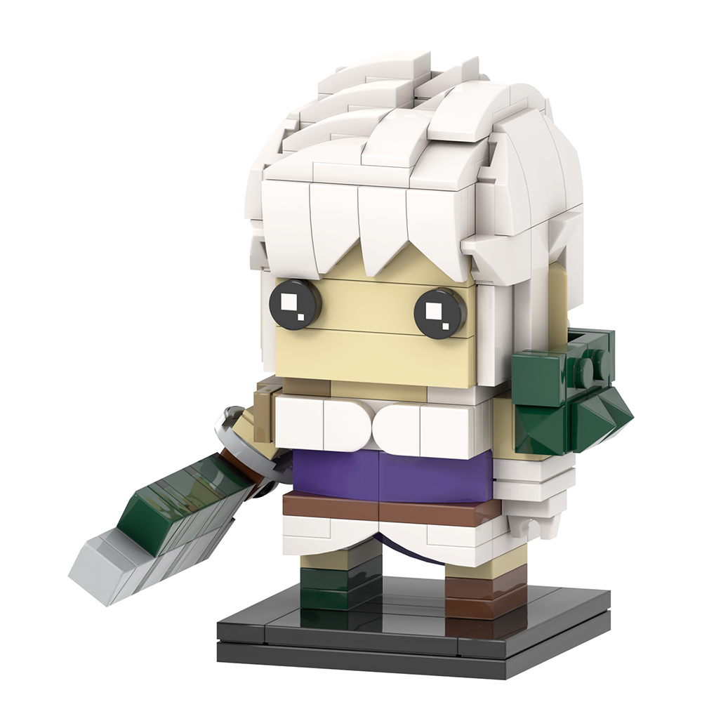 Sherborne Riven Bricks MOC7610 Bricks League of Legends Riven Brickheadzed Figures MOC ...