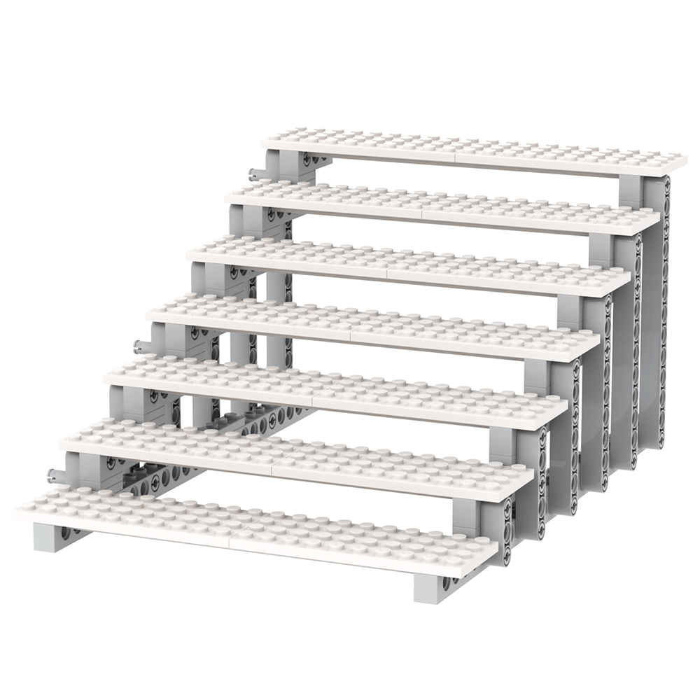 Bricks Stand MOC6001 Creative Series Figures Display stands(7 floors) Display Stand ...