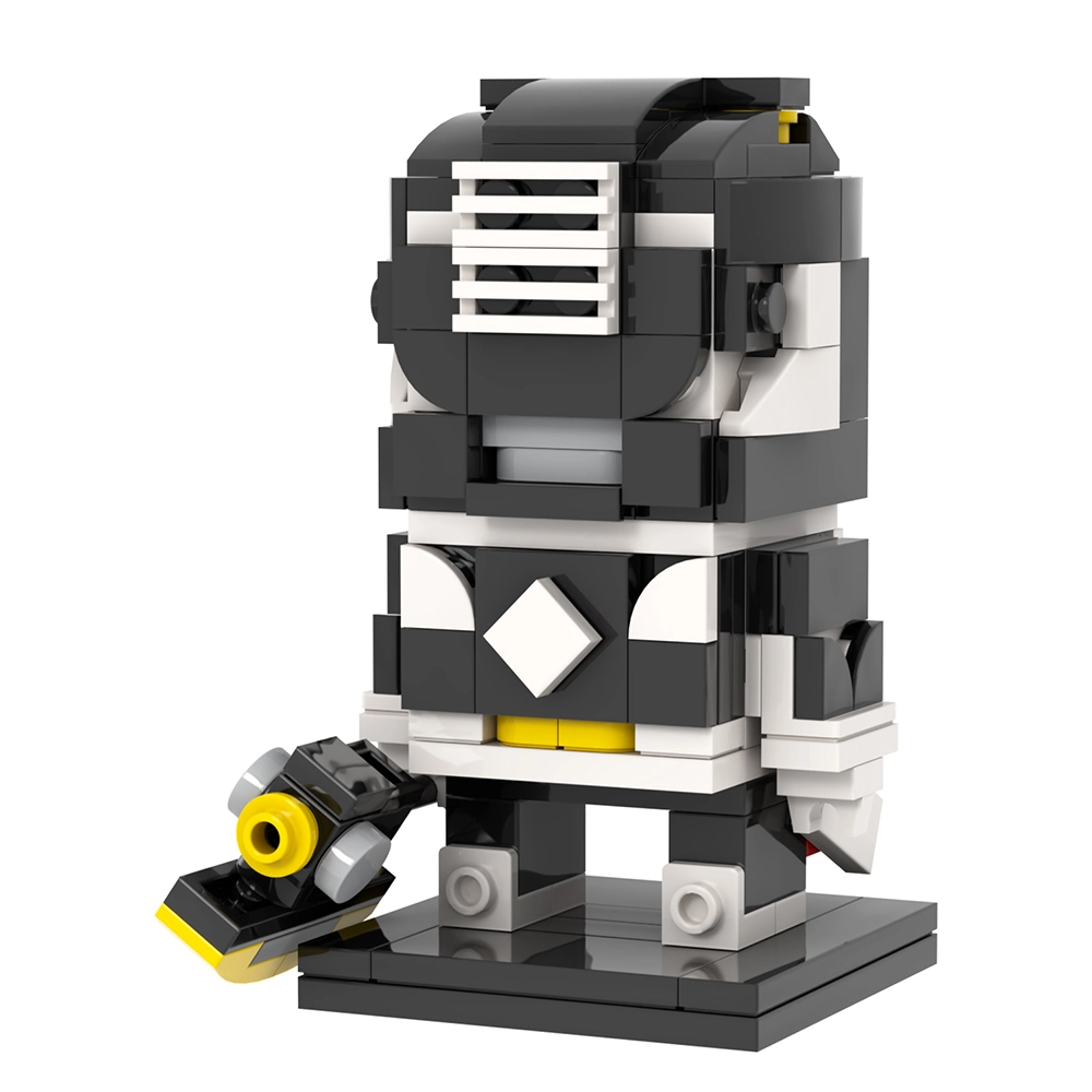 MOC7495 Mighty Morphin Power Rangers Black Warrior Brickheadz Figures ...
