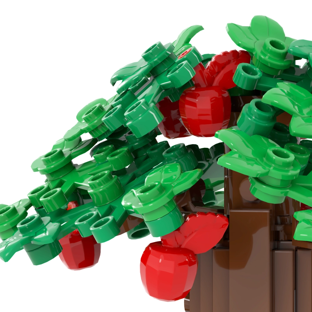 MOC3037 Apple Tree Model Building Blocks City Farm Garden Building ...