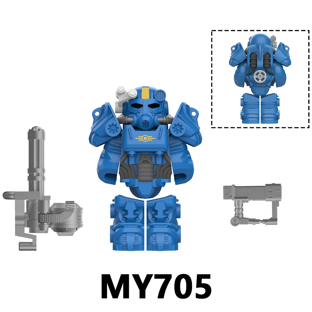 MY701-705 Fallout Characters Lucy MacLean Maximus Cooper Howard T60 ...