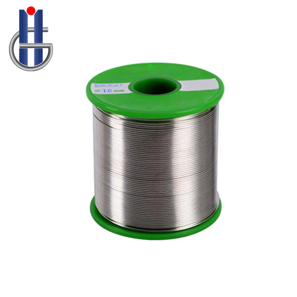 What is the role of flux in lead-free tin wire?