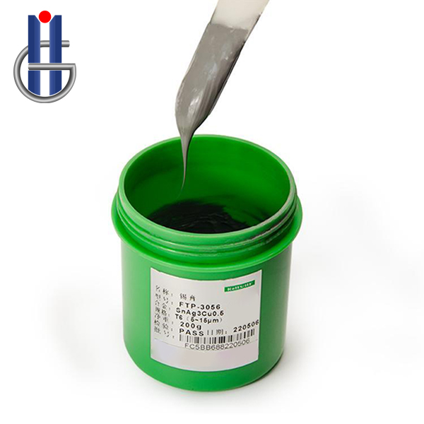 What are the basic contents of solder paste in process research?