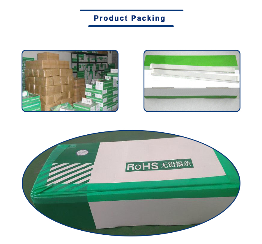 Sn95P5 Tin Bar Packing