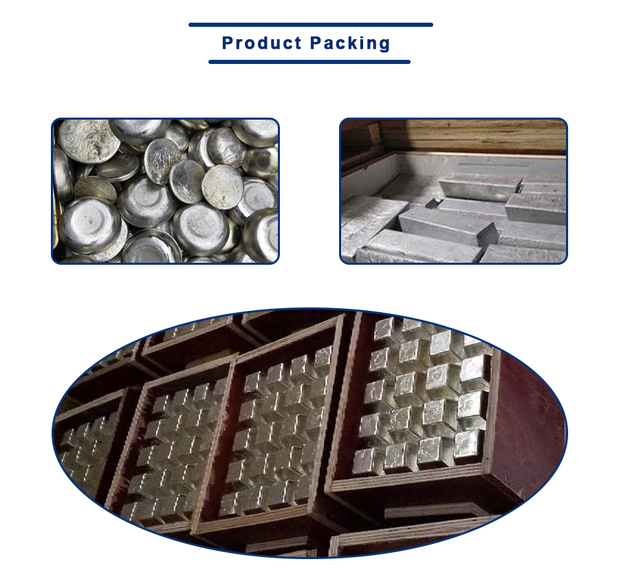 Sn95P5 Tin Block Packing