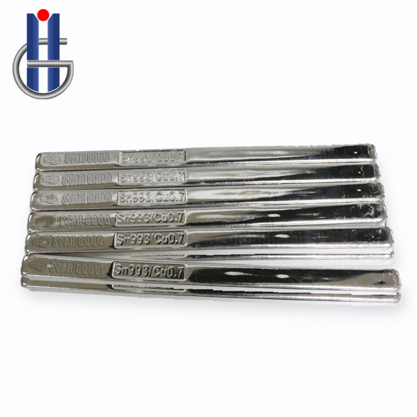 High Purity Pure Tin Bar: 99.9%+ Grade For Precision Industrial Soldering