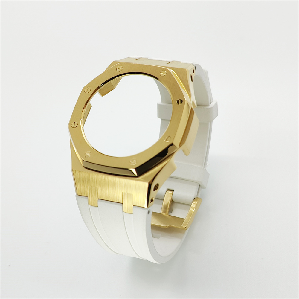 GMAS2100 Casioak Rubber Strap Set Golden