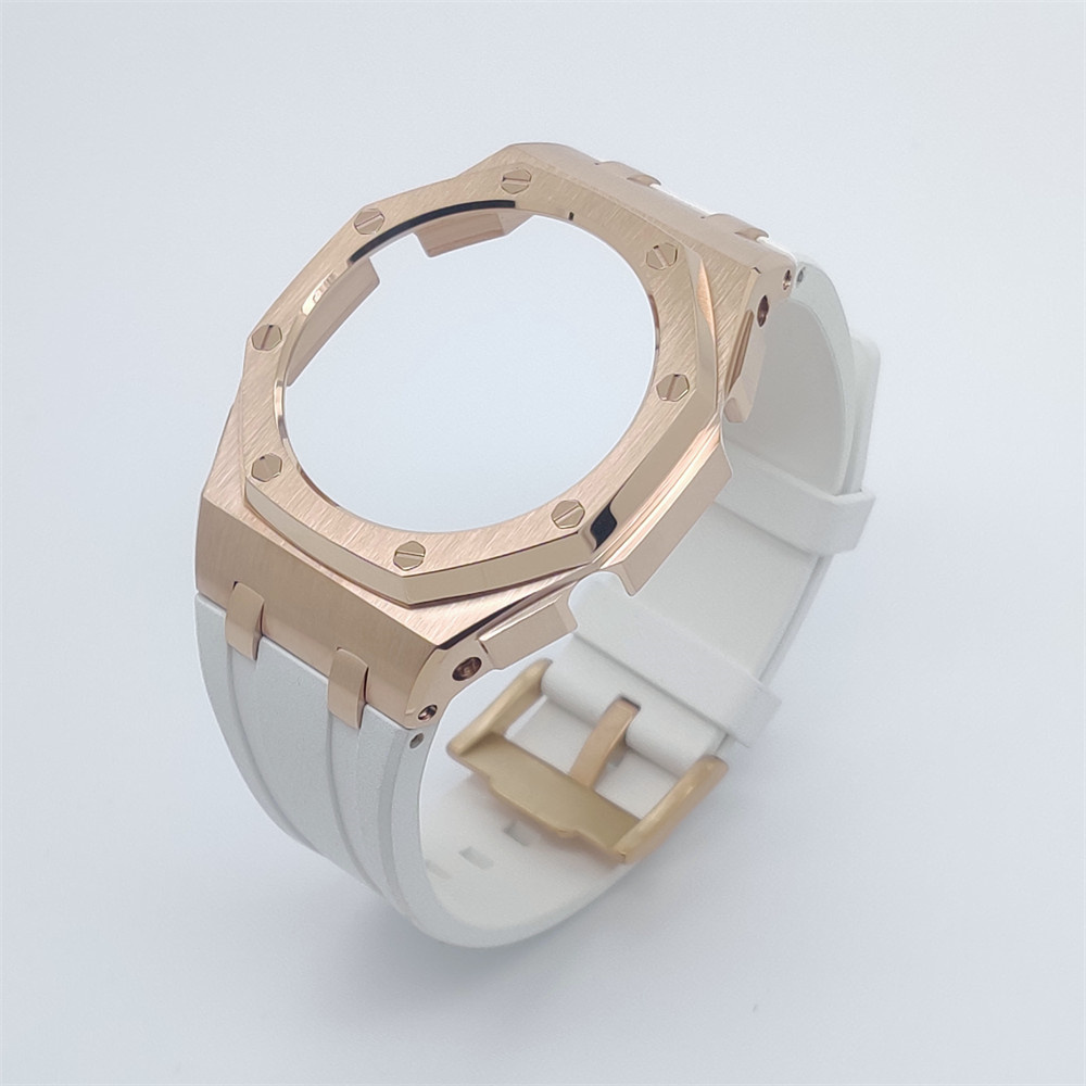 GA2100 Casioak Offshore Curve Style Rose gold