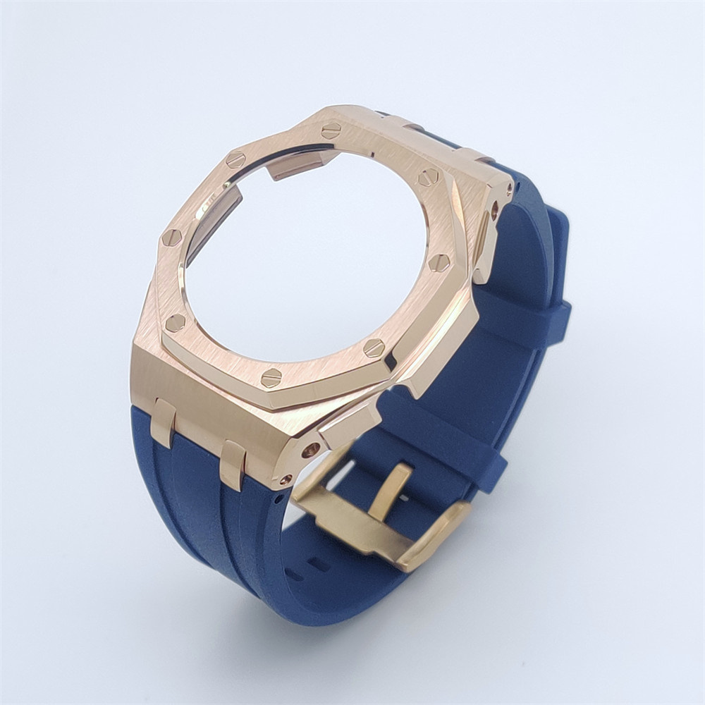 GA2100 Casioak Offshore Curve Style Rose gold