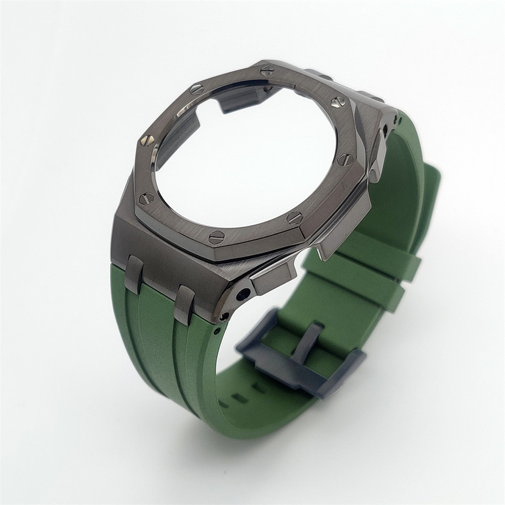 GA2100 Casioak Offshore Curve Style Gun Grey