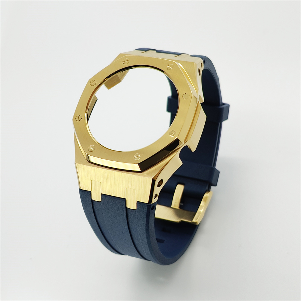 GMAS2100 Casioak Rubber Strap Set Golden