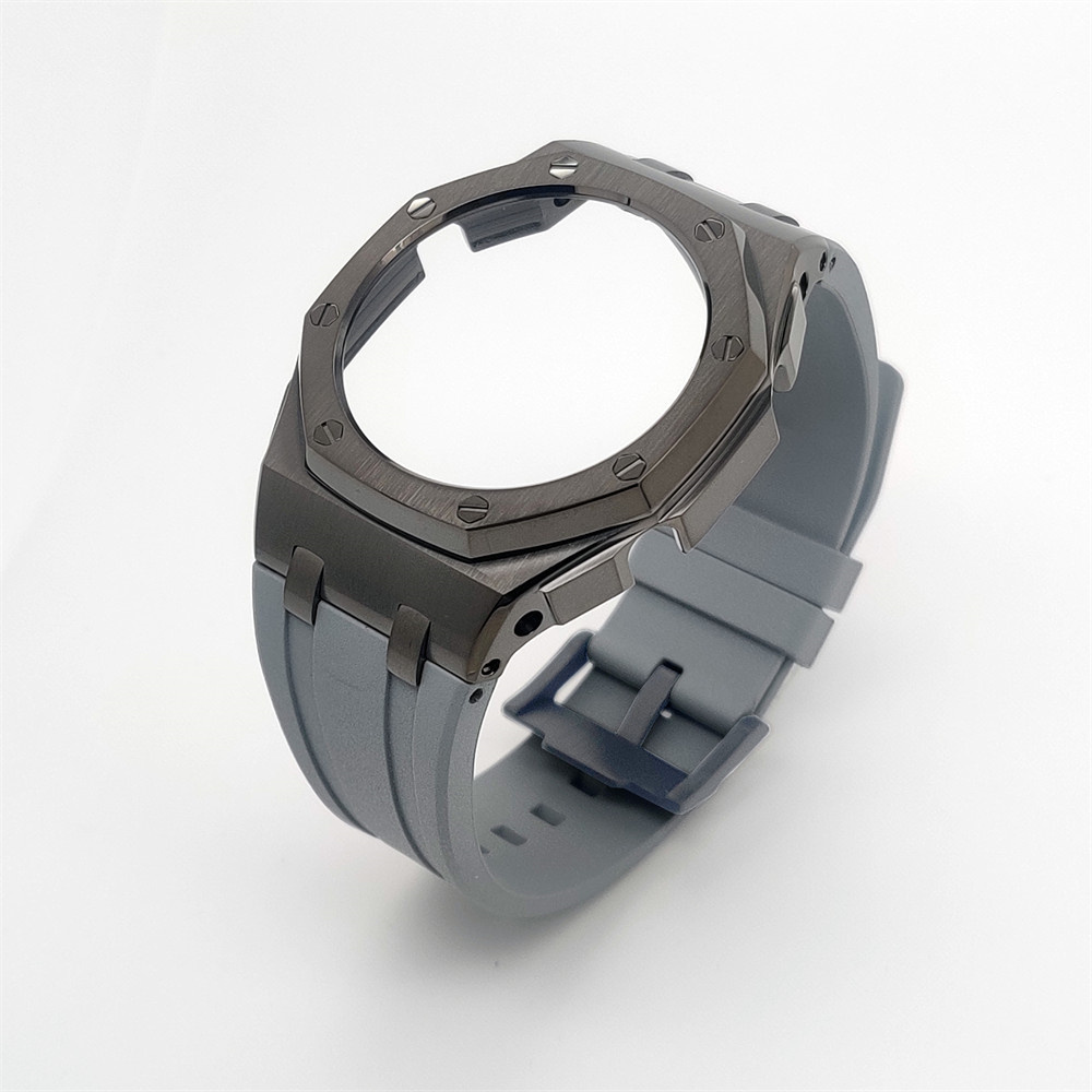 GA2100 Casioak Offshore Curve Style Gun Grey