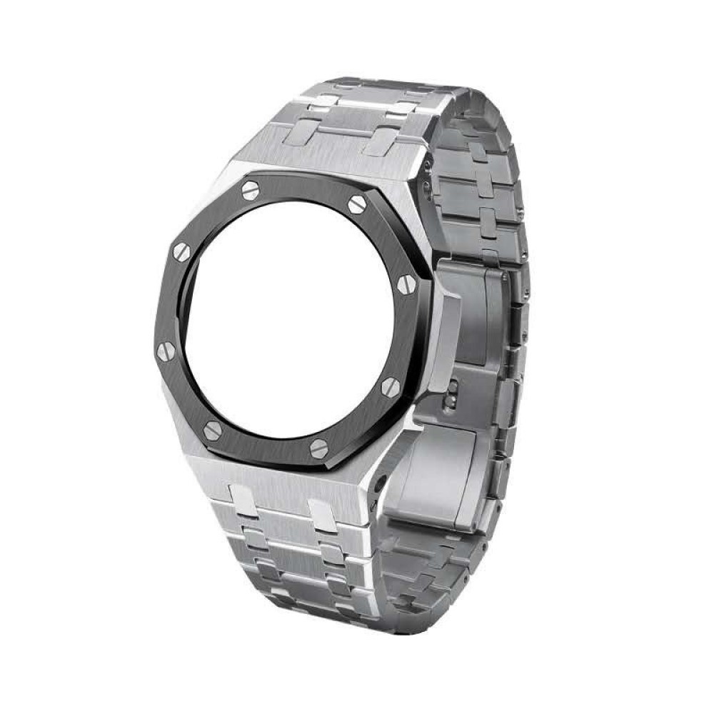 GA2100 Casioak All Metal Suit Silver