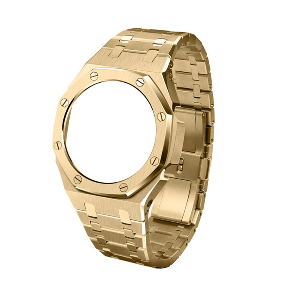GA2100 Casioak All Metal Suit Silver