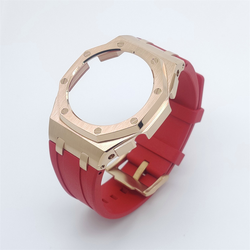 GA2100 Casioak Offshore Curve Style Rose gold