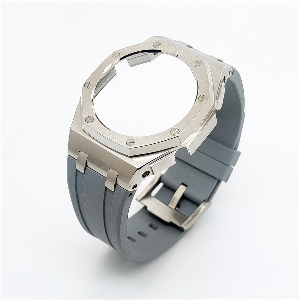 GA2100 Casioak Offshore Curve Style Silver