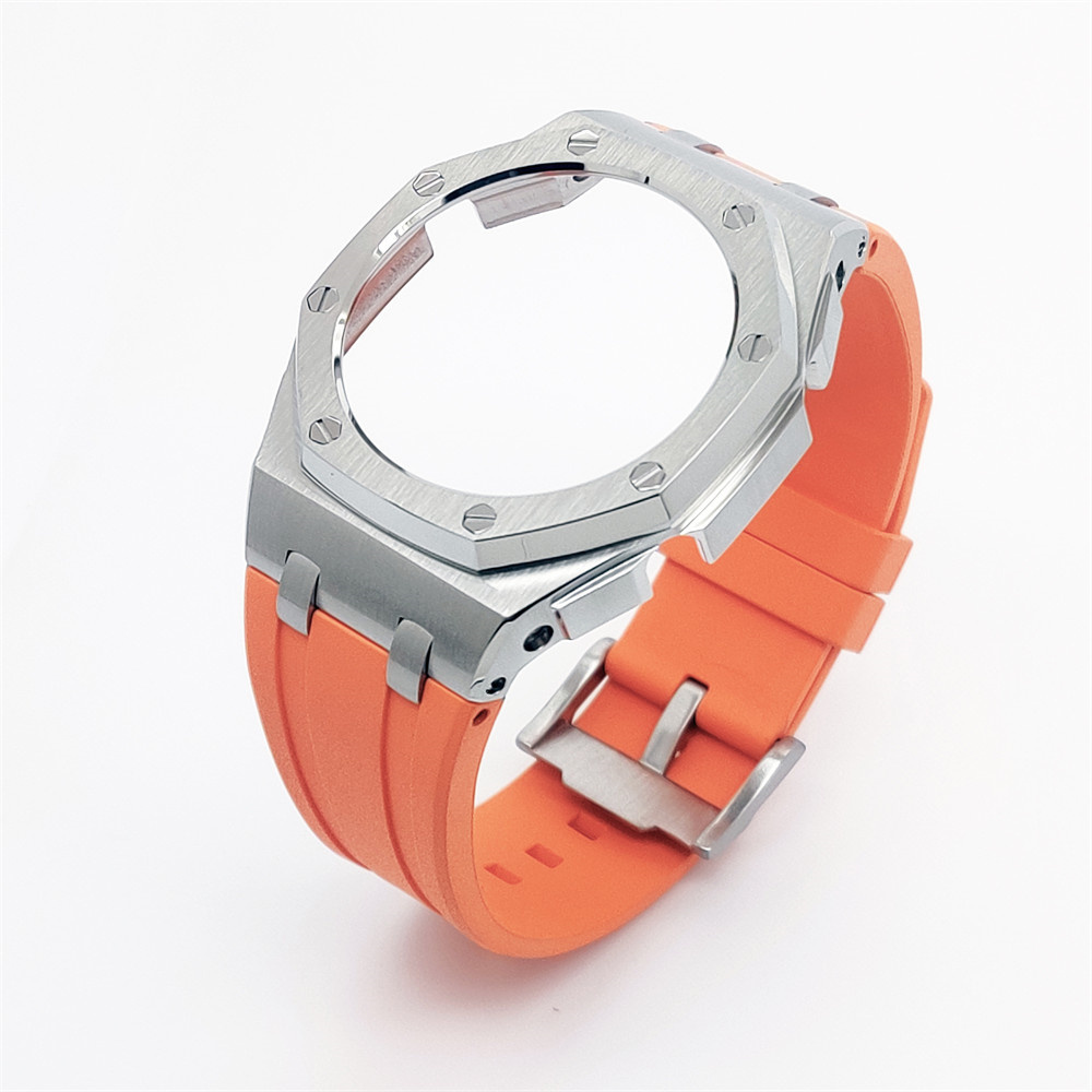 GA2100 Casioak Offshore Curve Style Silver