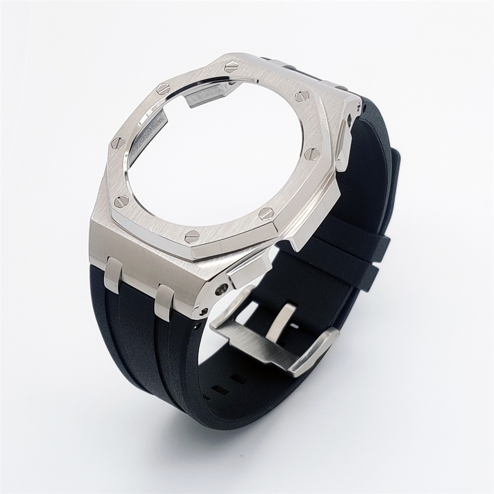 GA2100 Casioak Offshore Curve Style Silver