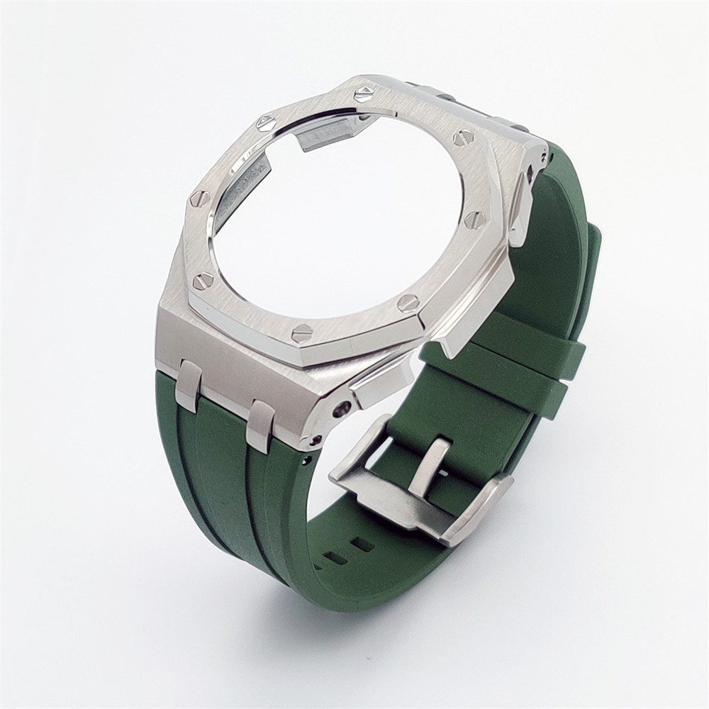 GA2100 Casioak Offshore Curve Style Silver
