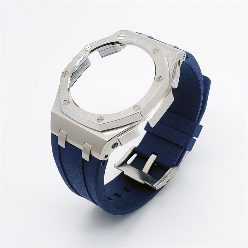 GA2100 Casioak Offshore Curve Style Silver