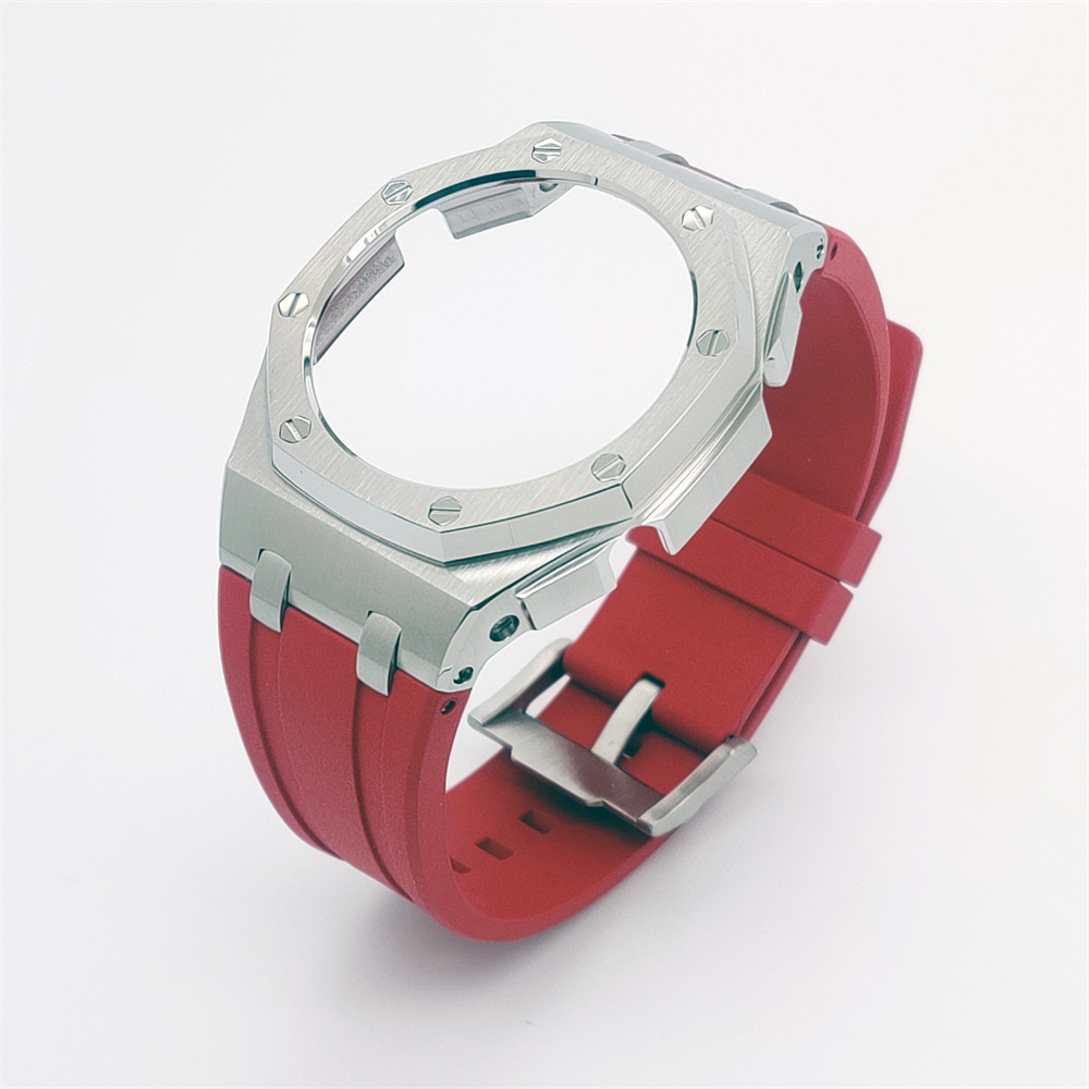 GA2100 Casioak Offshore Curve Style Silver