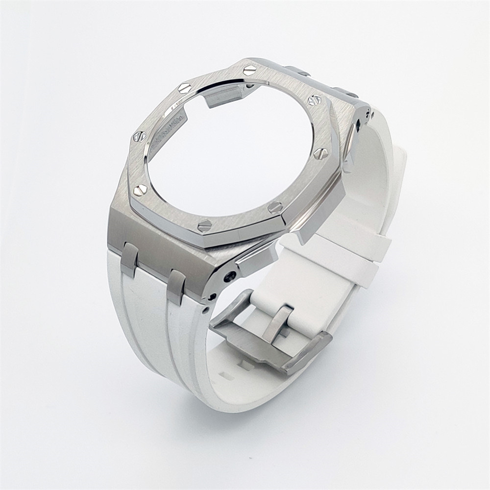 GA2100 Casioak Offshore Curve Style Silver