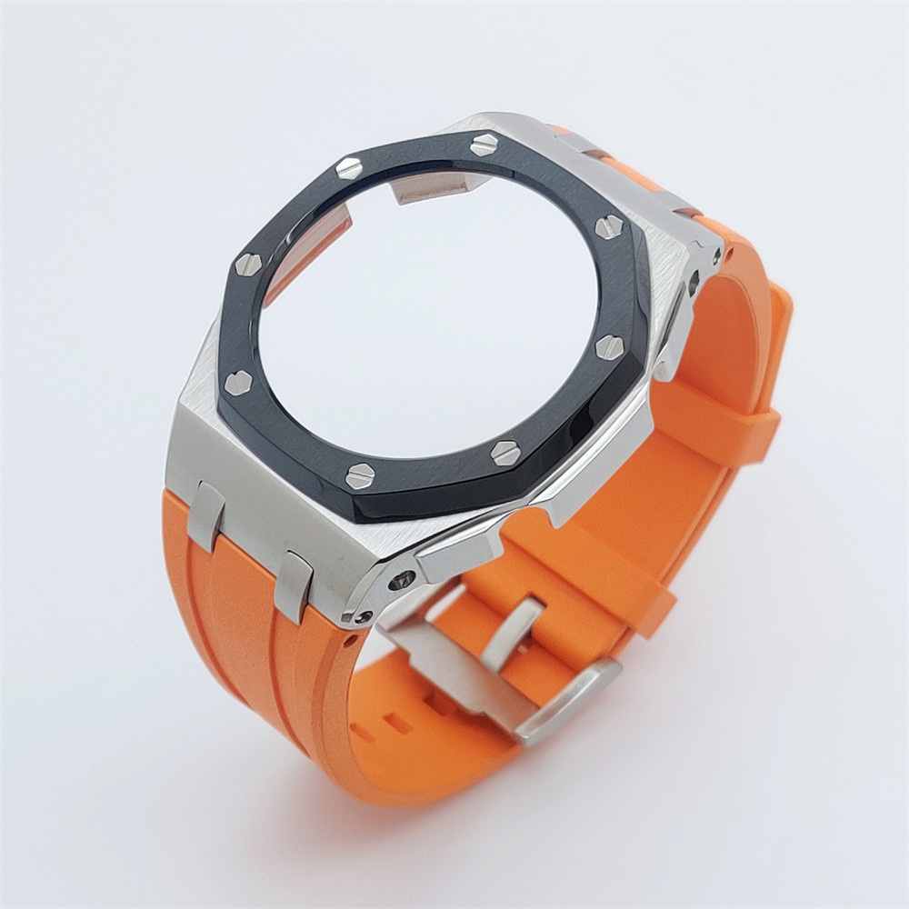 GA2100 Casioak Offshore Curve Style Silver Black
