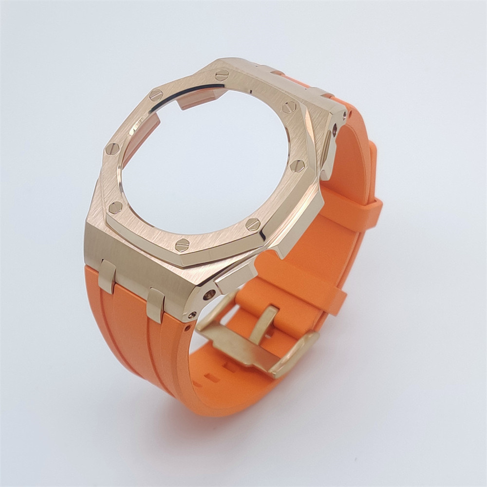 GA2100 Casioak Offshore Curve Style Rose gold
