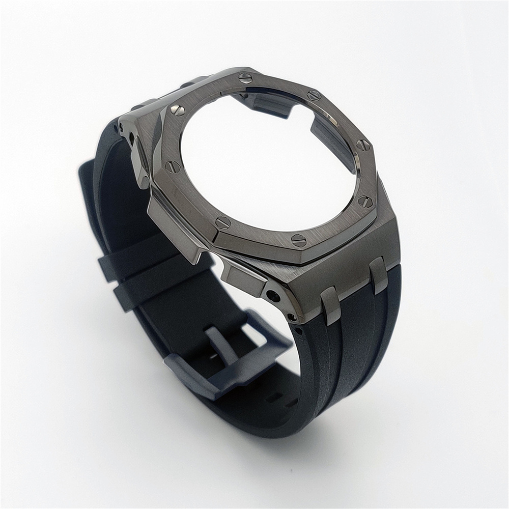 GM2100 Casioak Offshore Curve Style Fluorocarbon Strap Gun Grey