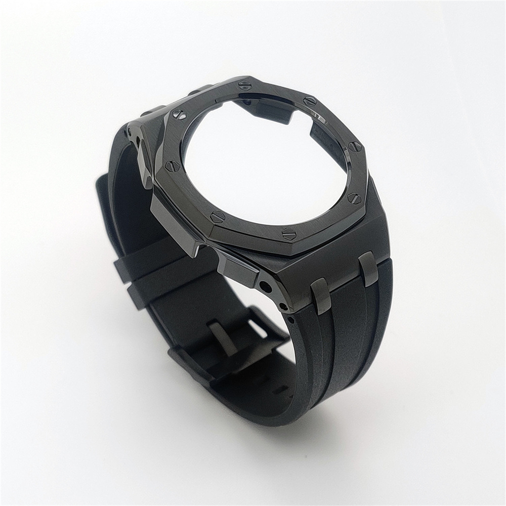 GM2100 Casioak Offshore Curve Style Fluorocarbon Strap Black