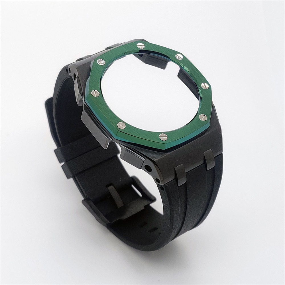 GM2100 Casioak Offshore Curve Style Fluorocarbon Strap Black