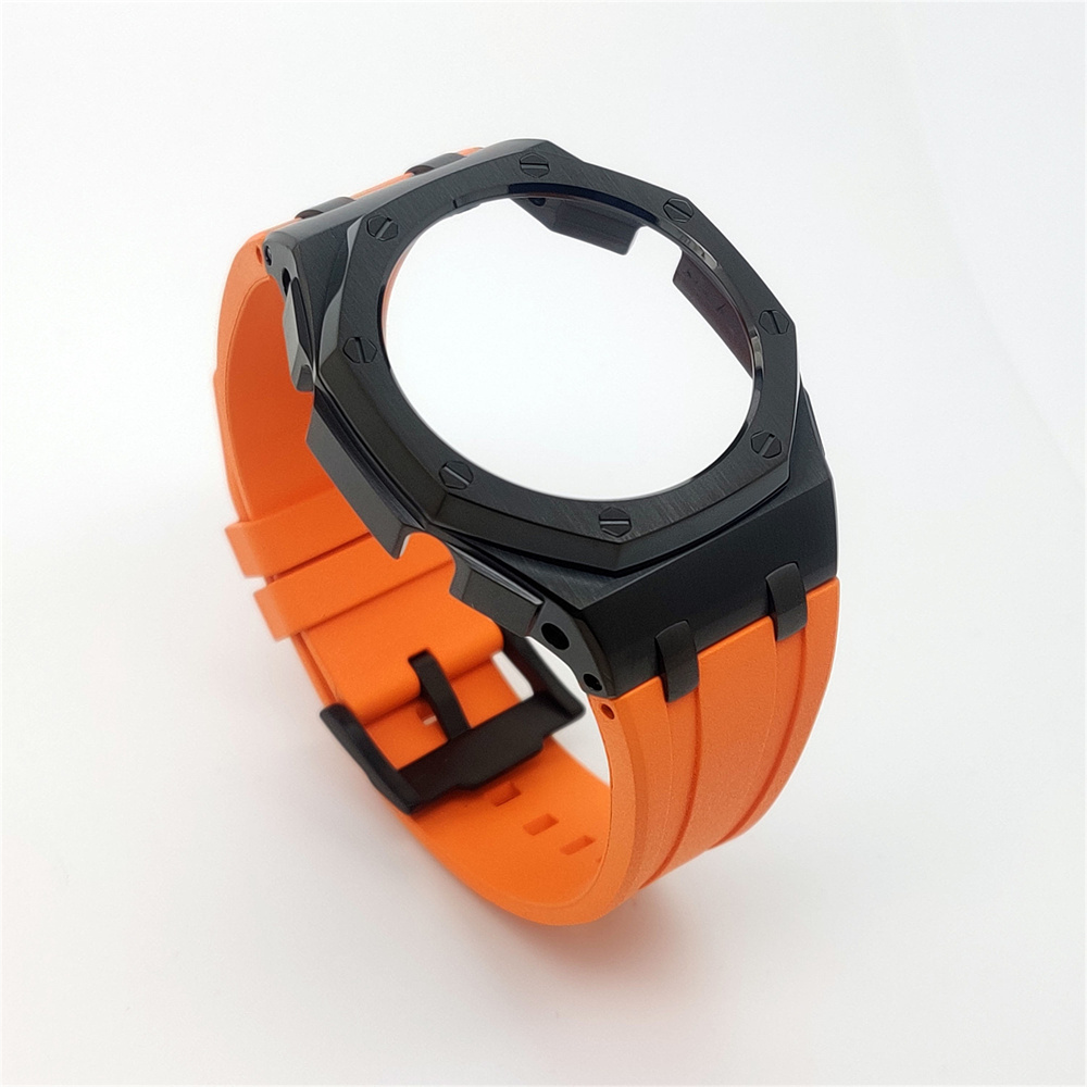 GM2100 Casioak Offshore Curve Style Fluorocarbon Strap Black