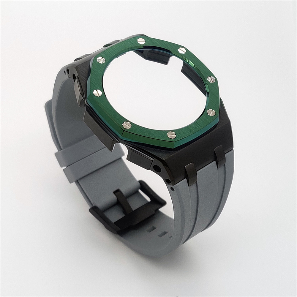 GM2100 Casioak Offshore Curve Style Fluorocarbon Strap Black