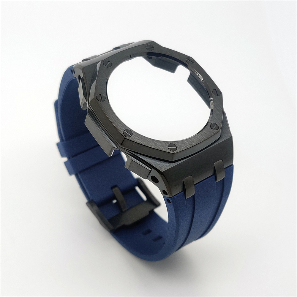 GM2100 Casioak Offshore Curve Style Fluorocarbon Strap Black