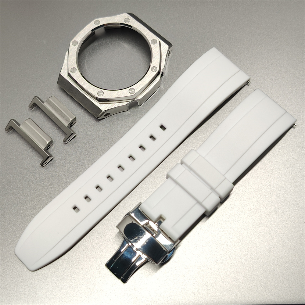 GA2100 Casioak 2nd Generation Modification Silver