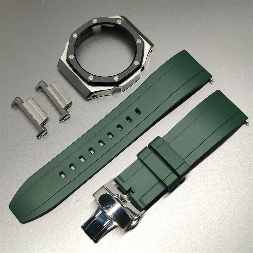 GA2100 Casioak 2nd Generation Modification Silver