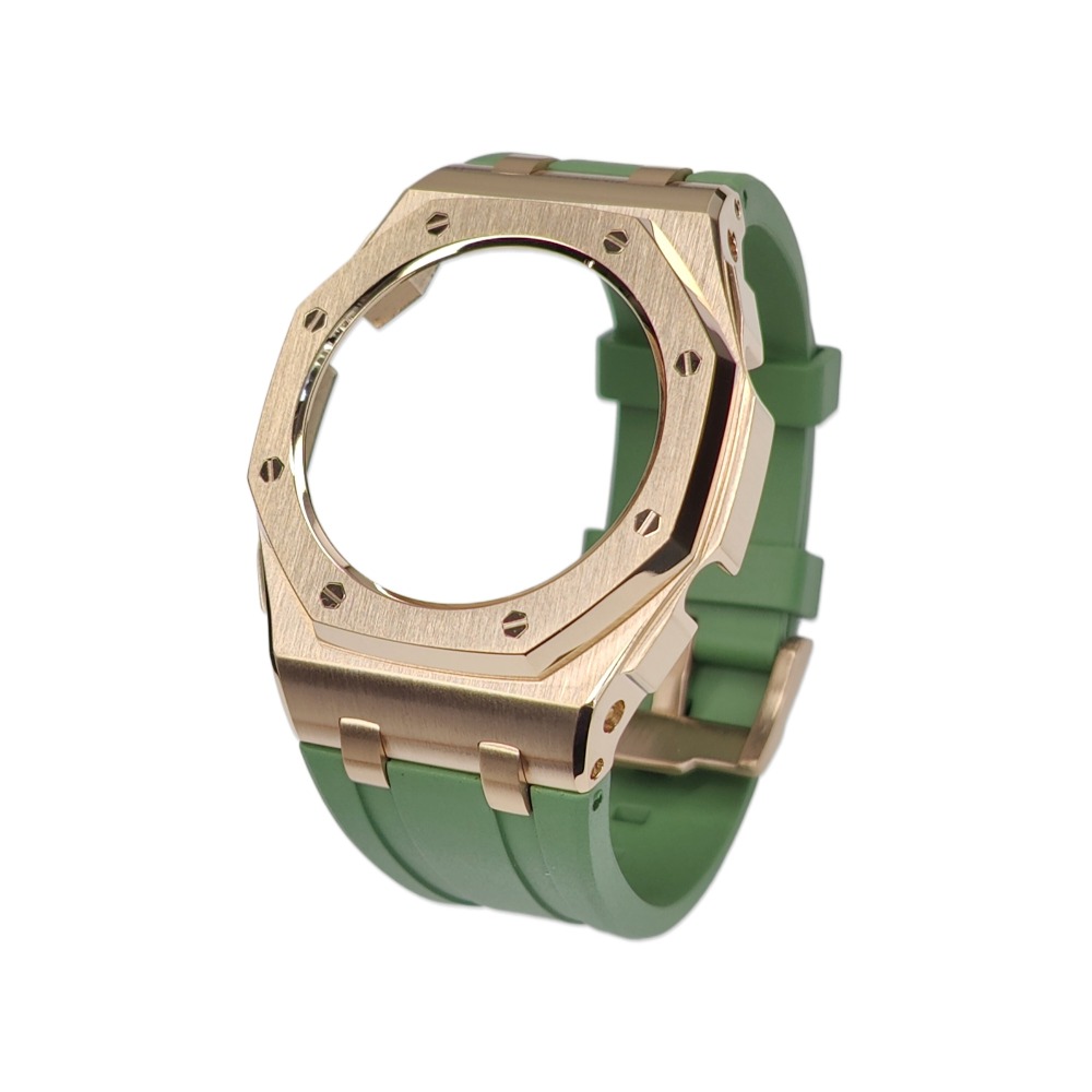 GMAS2100 Casioak MINI Curve Offshore for Thin Wrists Rose gold