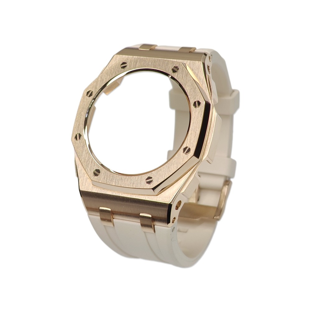 GMAS2100 Casioak MINI Curve Offshore for Thin Wrists Rose gold