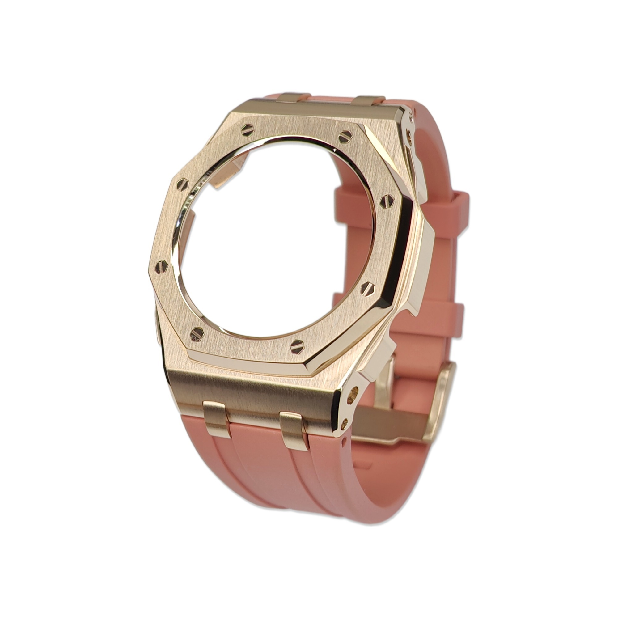 GMAS2100 Casioak MINI Curve Offshore for Thin Wrists Rose gold