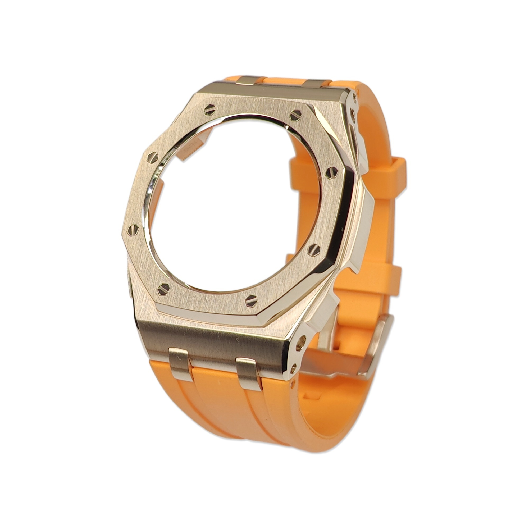 GMAS2100 Casioak MINI Curve Offshore for Thin Wrists Rose gold