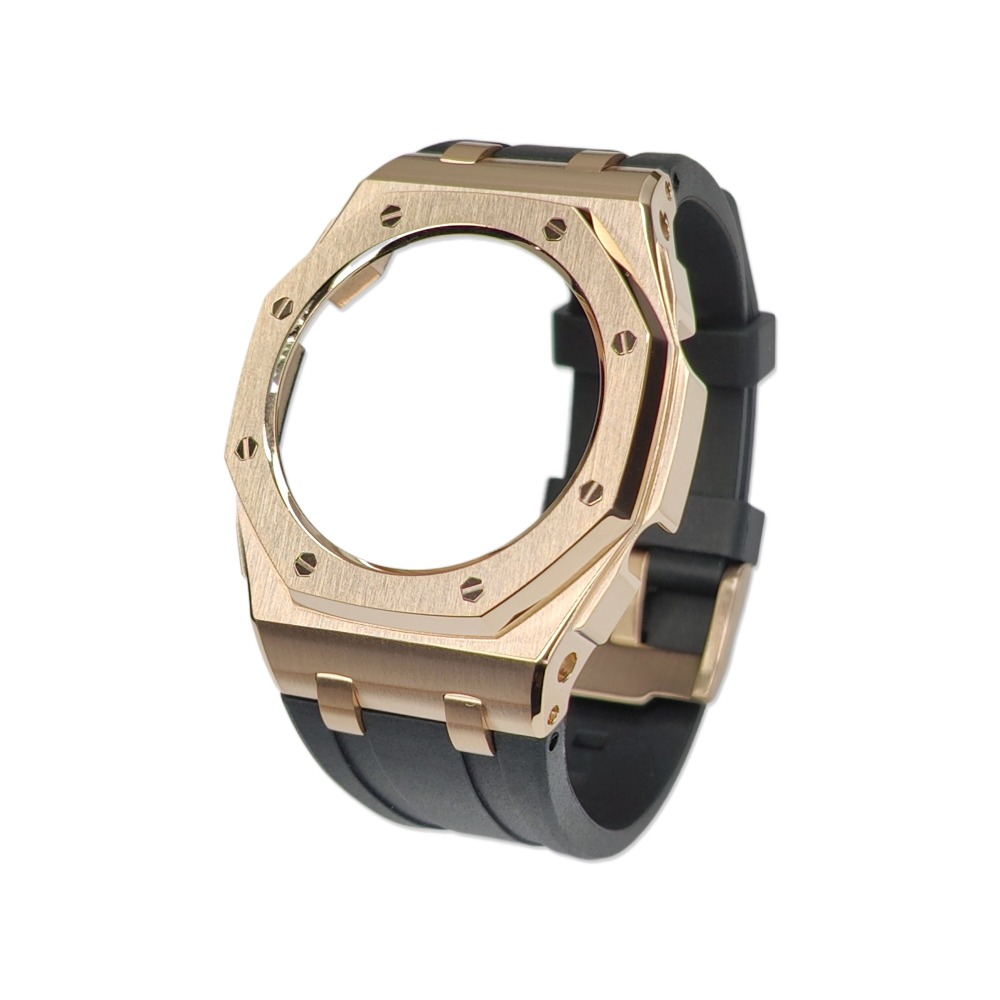 GMAS2100 Casioak MINI Curve Offshore for Thin Wrists Rose gold