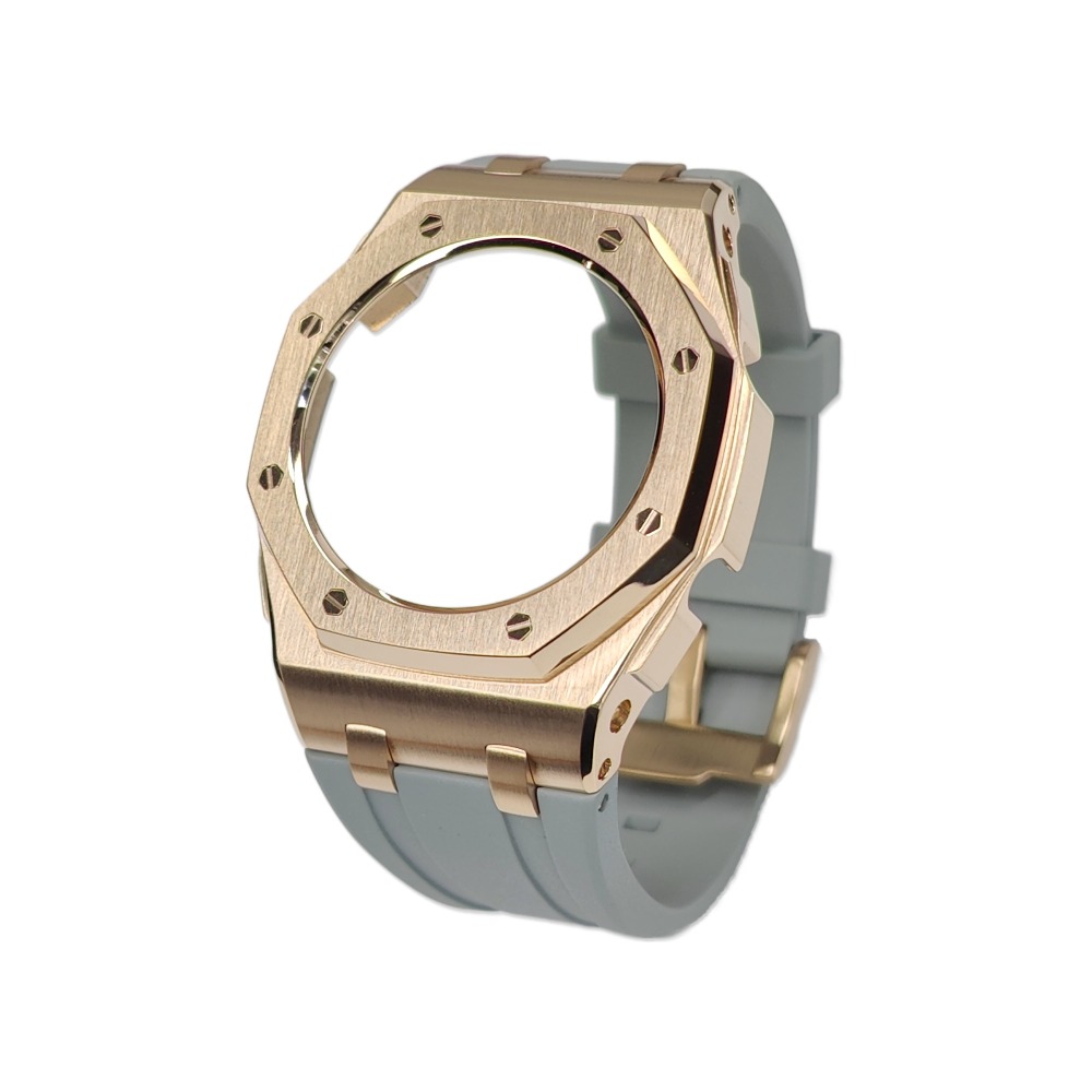 GMAS2100 Casioak MINI Curve Offshore for Thin Wrists Rose gold