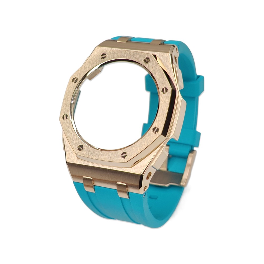 GMAS2100 Casioak MINI Curve Offshore for Thin Wrists Rose gold