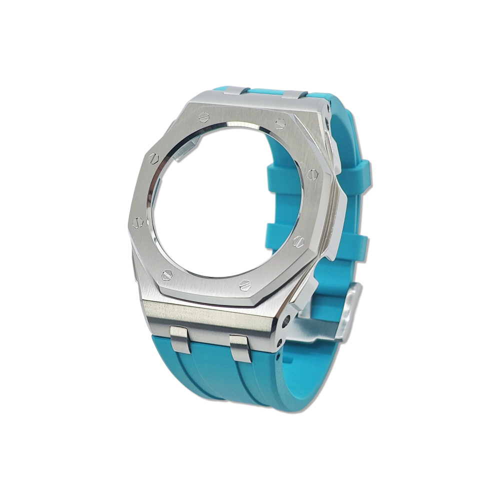 GMAS2100 Casioak MINI Curve Offshore for Thin Wrists Silver