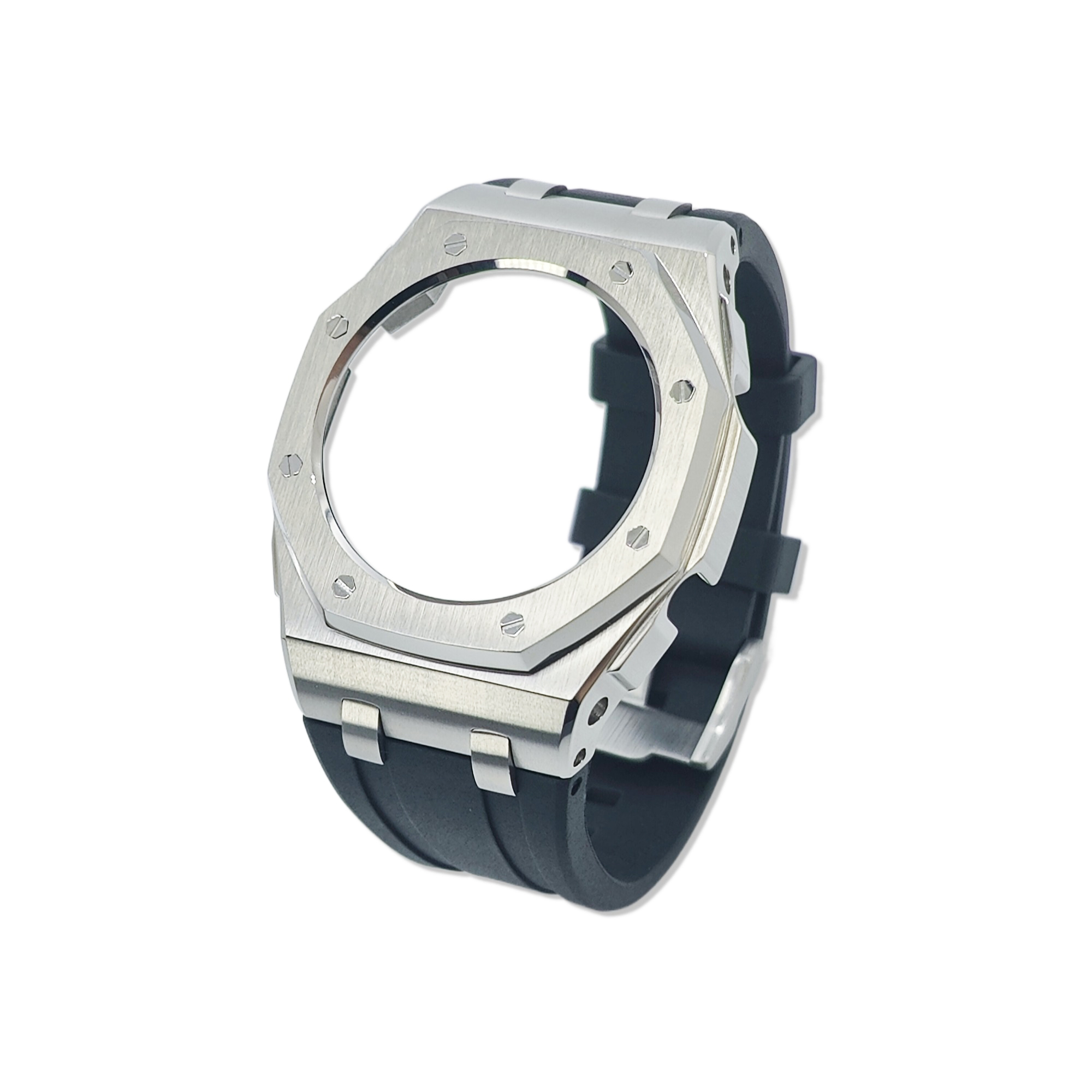 GMAS2100 Casioak MINI Curve Offshore for Thin Wrists Silver
