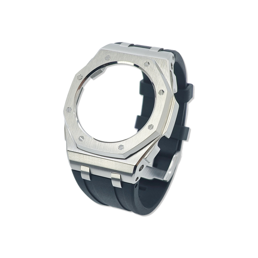 GMAS2100 Casioak MINI Curve Offshore for Thin Wrists Silver