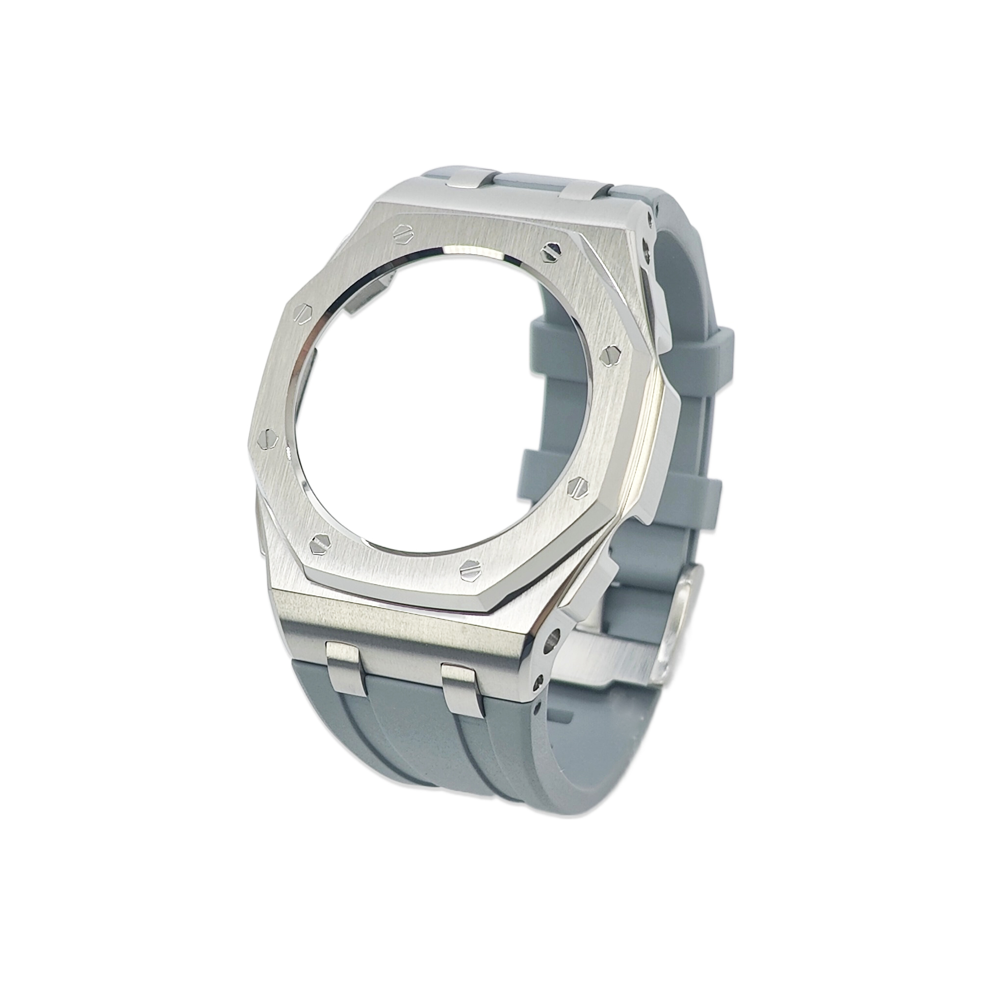 GMAS2100 Casioak MINI Curve Offshore for Thin Wrists Silver