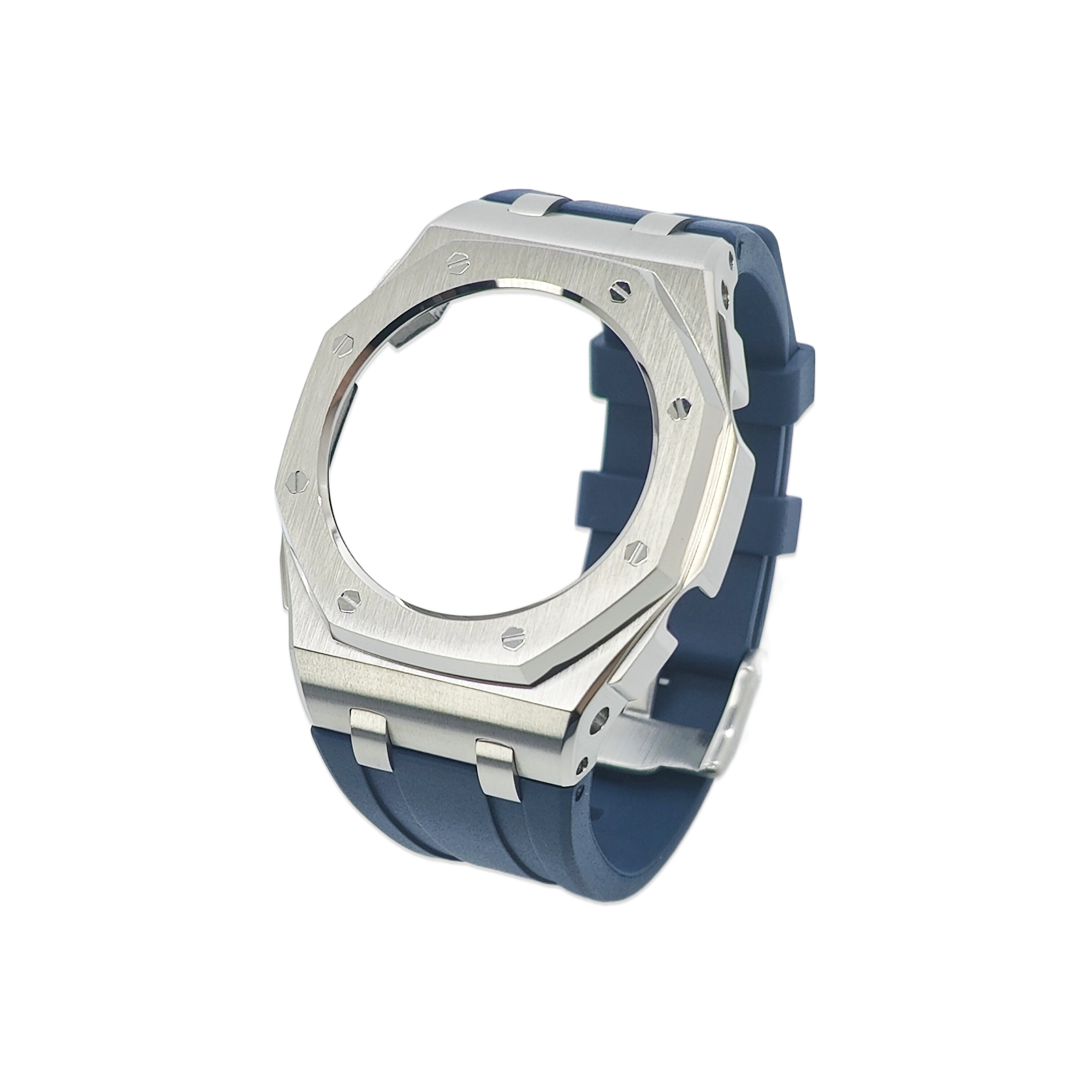 GMAS2100 Casioak MINI Curve Offshore for Thin Wrists Silver