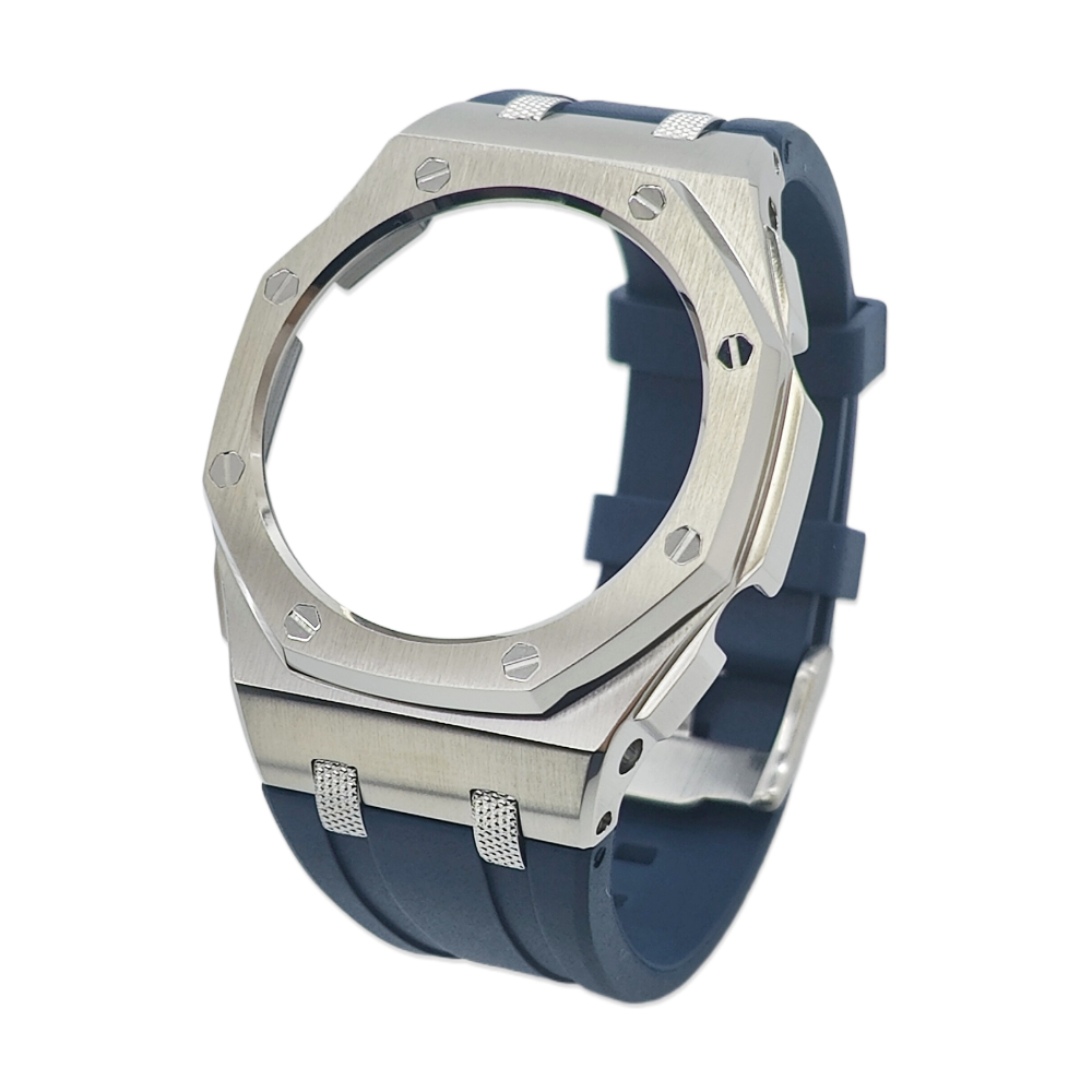 New GA2100 Farm Oak Offshore Knurled Textured Studs 44mm Stainless Steel Shell High Quality Viton Strap