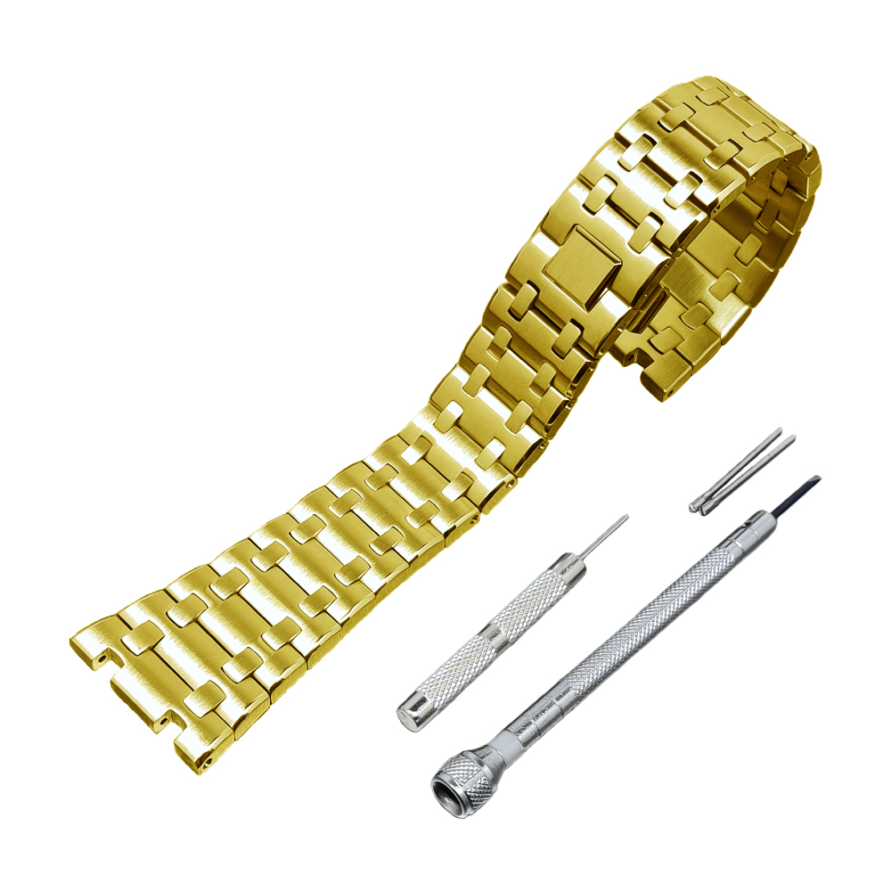 GA2100 GM2100 Casioak Offshore Curve Style Metal Watch Band